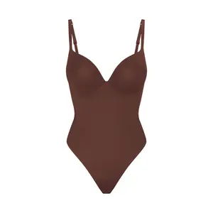 SKIMS ULTIMATE BODY PUSH-UP THONG BODYSUIT | COCOA