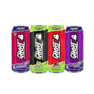 GHOST Energy Drink 16oz Flavor 200mg Natural Caffeine L-Carnitine Taurine Zero Sugar Gluten-Free Vegan - Variety Pack - 12 Cans
