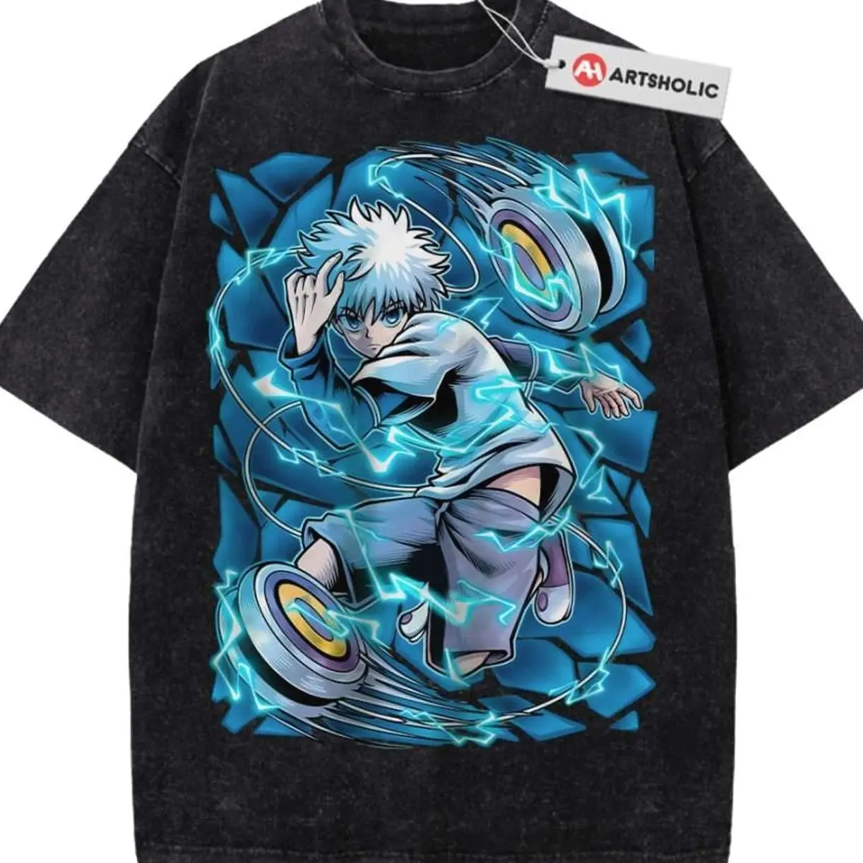 Killua Zoldyck Shirt, Hunter x Hunter Shirt, HxH Shirt, Anime Shirt, Vintage T-Shirt