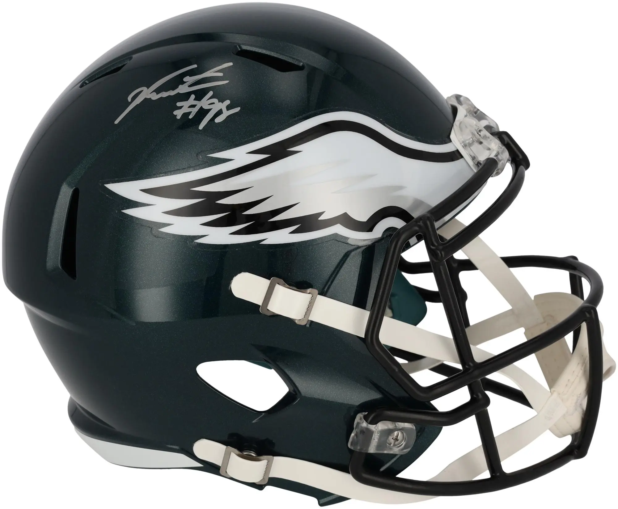 Jalen Carter Philadelphia Eagles Autographed Riddell Speed Replica Helmet - Fanatics Authentic Certified