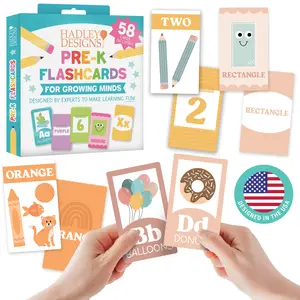 PreK Flash Cards | Set of 58 | Classroom Supplies | Educational Supplies