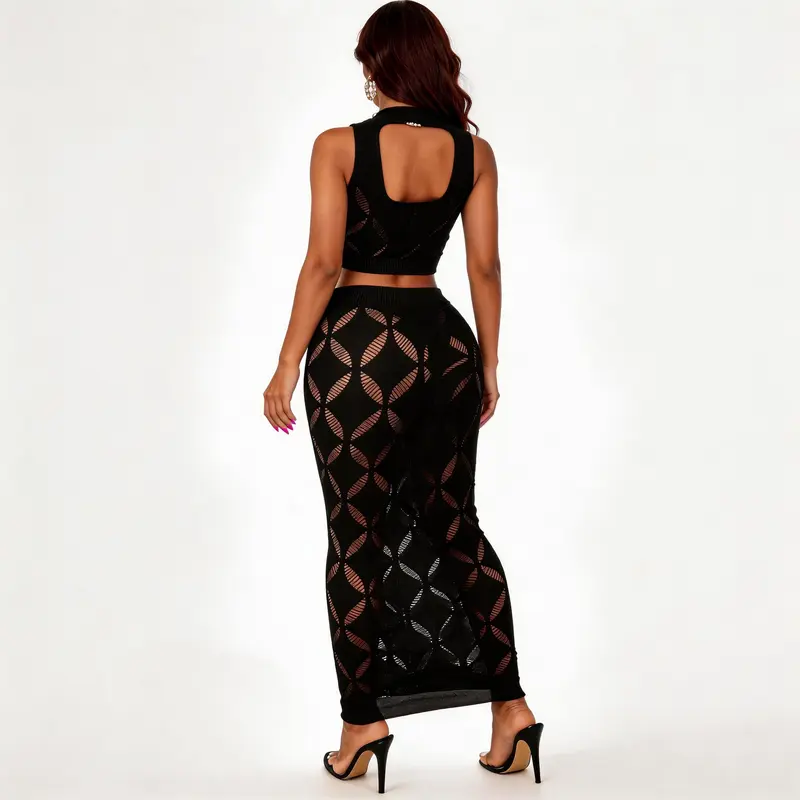 How to make a long black dress a club outfit - TikTok Shop