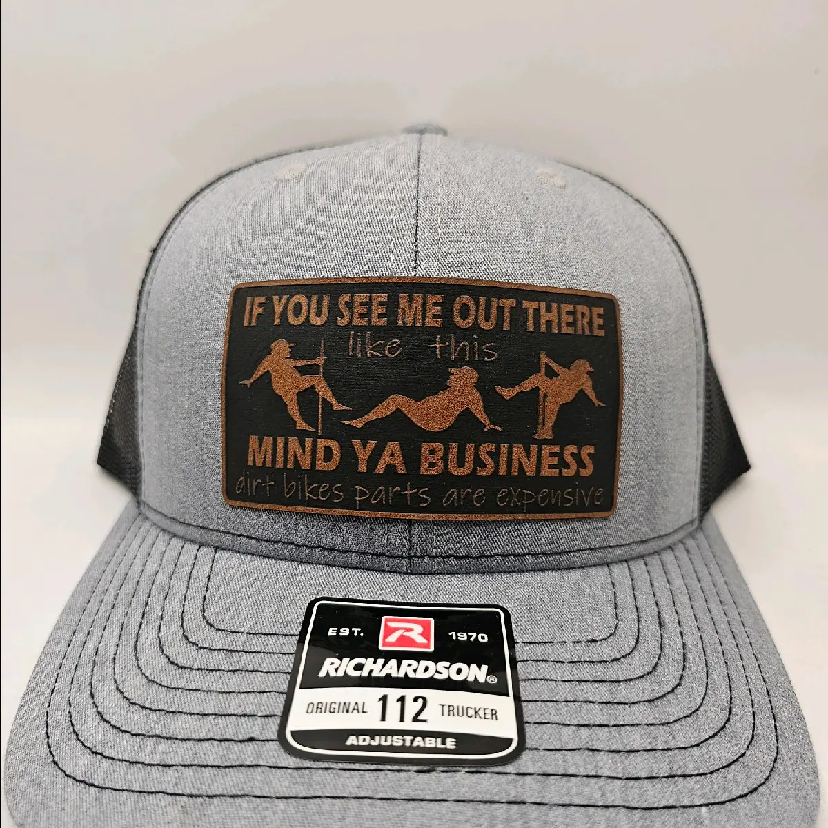 Mind Ya business.  Dirt bike Edition. Hat