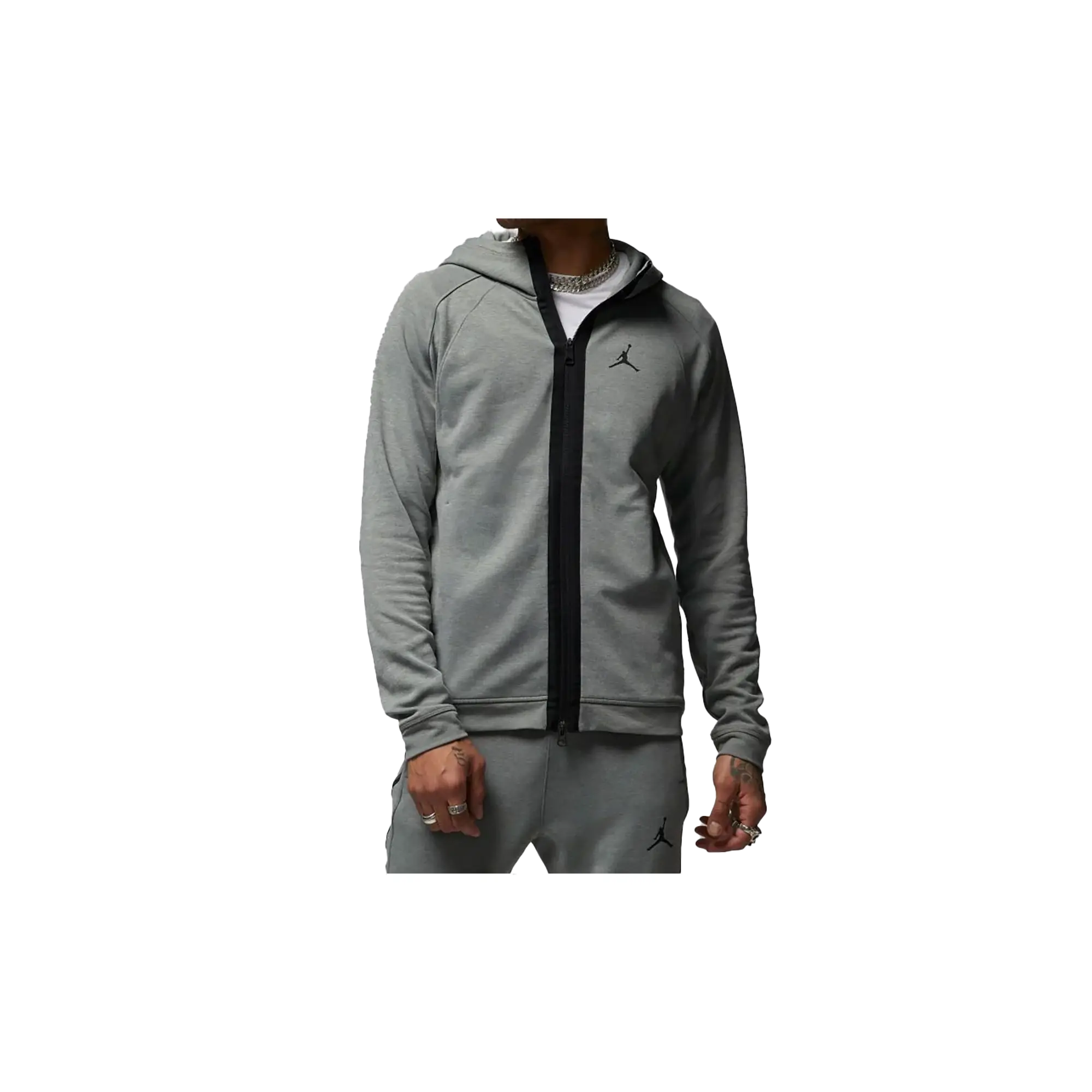 Jordan Dri-FIT Sport Air Fleece Full-Zip Hoodie "Grey" DV9783 063