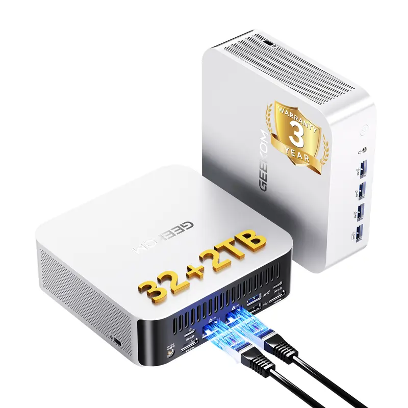 GEEKOM A8 MiniPC Ryzen 7 8745HS + Radeon 780M 16GB DDR5, 1TB/2TB