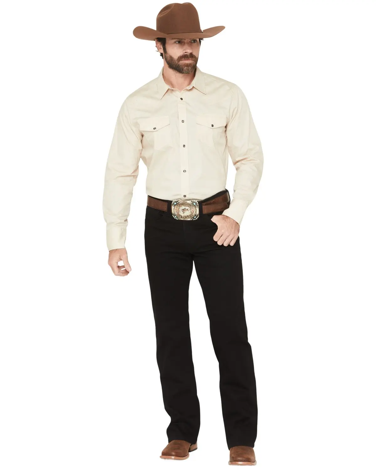 Rank 45 Men's 45&Reg; Men'S Midnight Wash Brock Relaxed Bootcut Performance - Rmho25j10-Blk