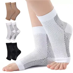 ISUNIE 3 Pairs Women's Athletic Ankle Support Brace, Open Toe Ankle Sleeve for Running, Walking, Yoga, Workout & Daily Wear breathable, Mother's Day Gifts