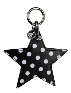 Wildflower Cases - Polka Dot Star Charm | Black and White, Limited Edition | Cute Trendy Durable Accessories