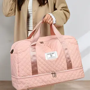 Large Capacity Minimalist Travel Bag, Multifunctional Wet and Dry Separation with Separate Shoe Compartment, Perfect for Clothes Storage, Trips and Business Travel