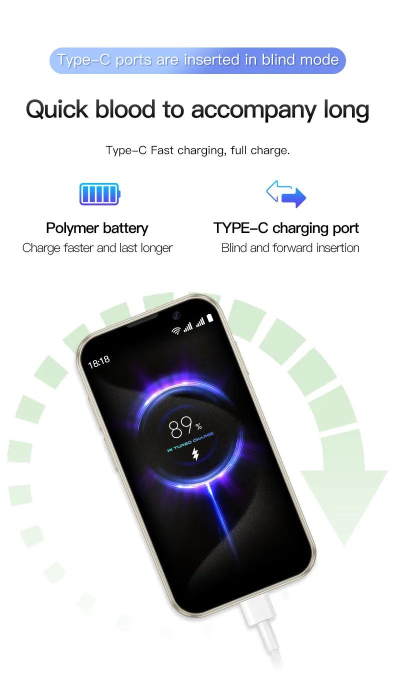 3-inch mini pocket smartphone with HD touch screen, 3G  Android 9 smartphone， 2+16GB RAM, dual SIM dual standby, 2MP+5MP dual camera, supports WiFi, Bluetooth, GPS, and calls.Suitable for children's portable phone