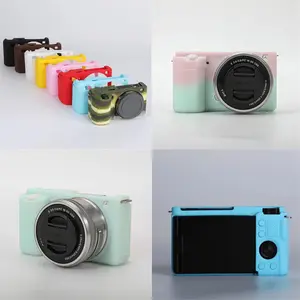 Silicone protective case for camera body cover, suitable for Sony ZV1F, ZV1M2, ZV1II, ZVE10, ZVE10II, ZVE10 Mark II, ZVE10M2