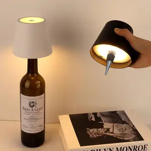 LED Wine Bottle Light Three Color Lights for Living Room Bedroom Study Office Dining Table Indoor Decor Atmosphere Lamp Home Decor Lighting