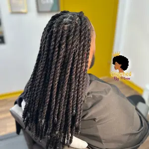 16’ Handcrafted 100% human hair loc extensions