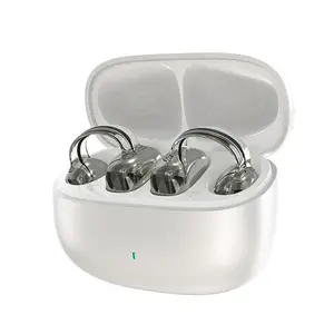 YX59 OWS Ear Clip Wireless Earbuds ANC Noise Reduction JL Chip AI Real Time Language Translator APP Supported Semi Bone Conduction Design for Travel Daily Conversation Use