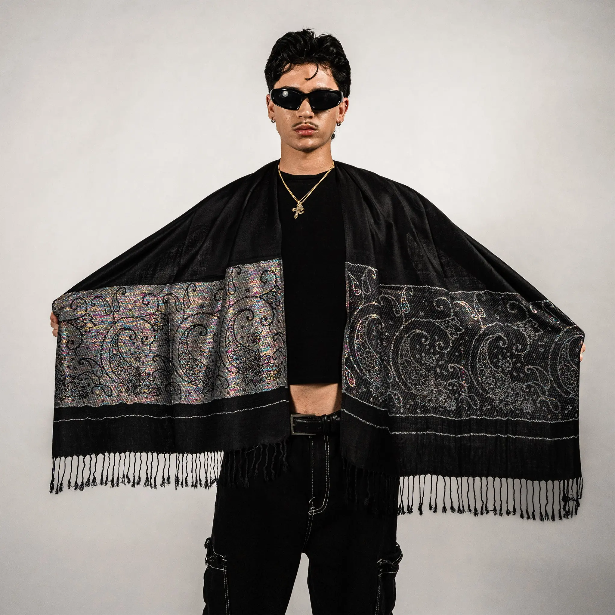 Mystic Paisley Rave Pashmina Scarf