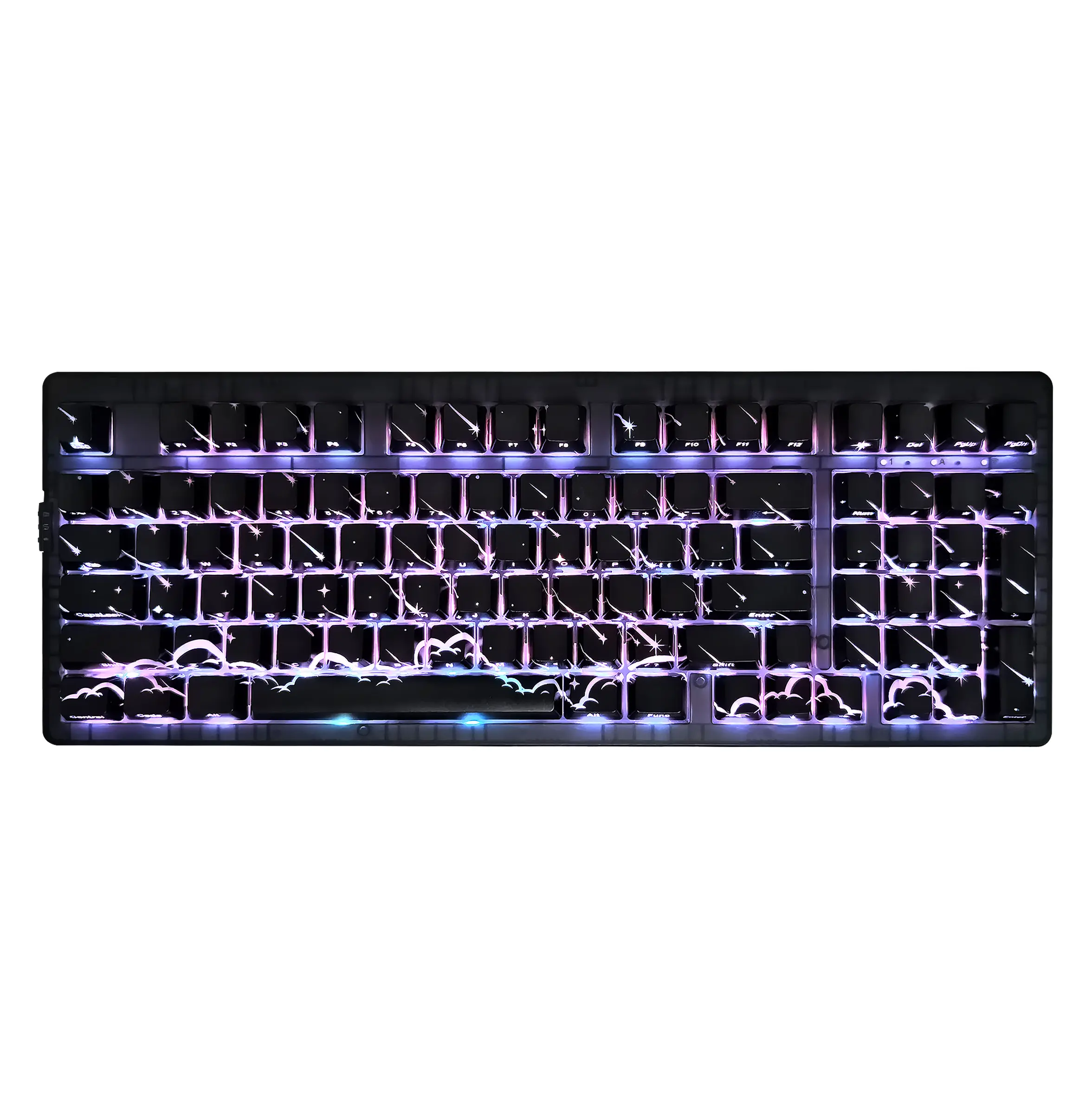 ZORNHER ZH980 Wireless Bluetooth Mechanical Gaming Keyboard - 95% Black Hot Swap Compact Layout, Linear Switches, 2.4GHz/USB C/BT5.0 Connectivity, Rapid Trigger, RGB Backlight, Gaming Accessories, Batteries, Kickstand, Back to School Pick