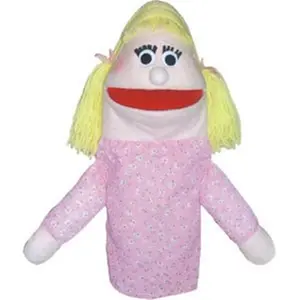 Get Ready 301C girl puppet- Caucasian- 18 inch