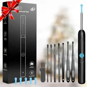 Ear Wax Removal - Earwax Removal Kit with Light - Ear Camera with 6 Ear Spoon - For iOS & Android -  New Year Gift,gifts for women,gifts for men