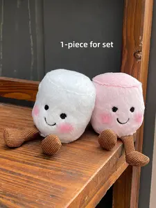 Cute marshmallow doll doll bag pendant keychain, suitable for daily wear, vacation and dating occasions, and also a surprising and exquisite small gift