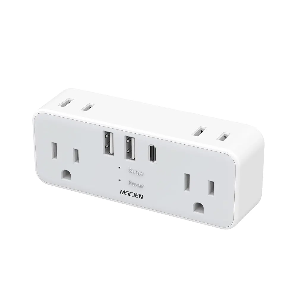 US JP Plug Travel Socket USB Charger Adapter 6 AC Outlets Folding Plug Extension Socket For USA Japan Thailand China 1875W Max/15A