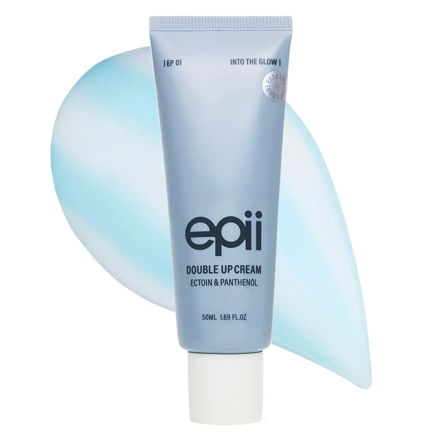 epii Double Up Cream - Ectoin Face Moisturizer with Panthenol & 15% Squalane - Korean Skincare Soothing Barrier Repair Cream for Sensitive Skin Dry Skin Redness & Daily Hydration 50mL
