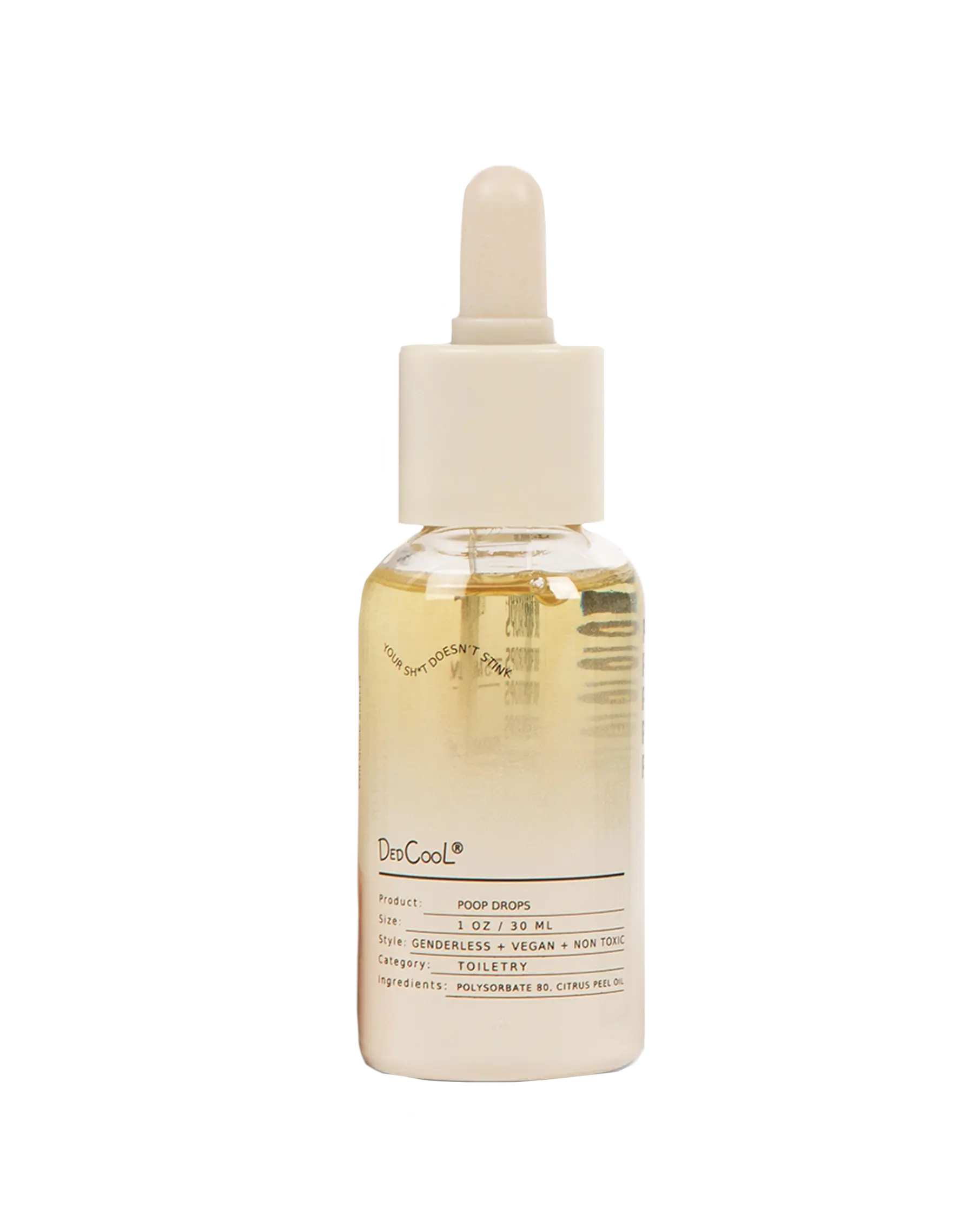 DedCool Poop Drops | 01 Taunt | Natural Bathroom Deodorizer & Odor Eliminator | Travel-Friendly Toilet Spray for Home, Office & Dorm | Clean, Non-Toxic | 1 fl oz