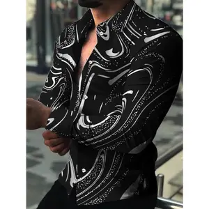 Men's Full Size Button Up Long Sleeve Shirt Plus Size