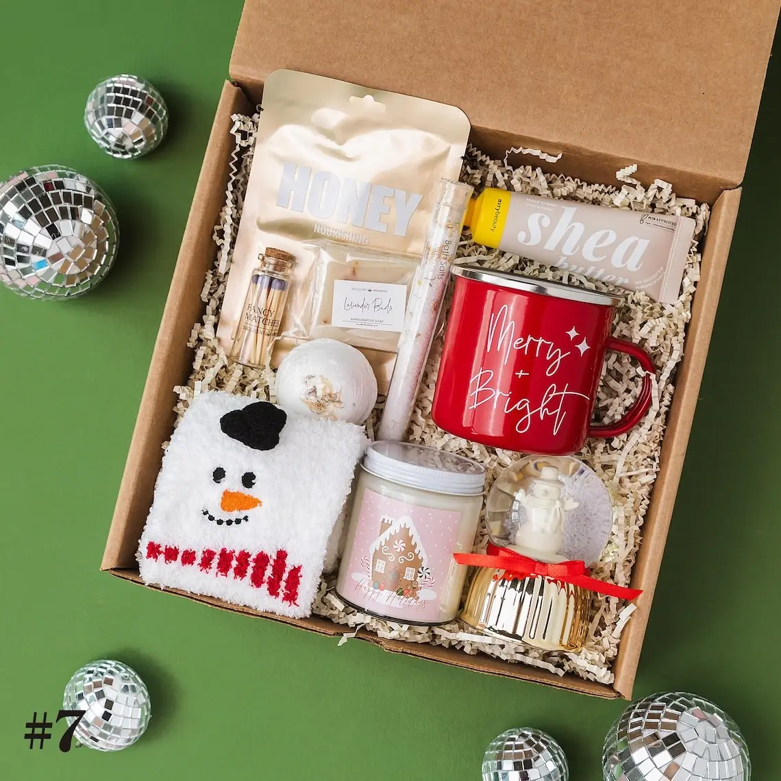 Christmas Gift Box for Women, Winter Gift Box, Holiday Care Package, Christmas Gift Box for Daughter, Hygee Winter Gift Box, Seasonal Gift