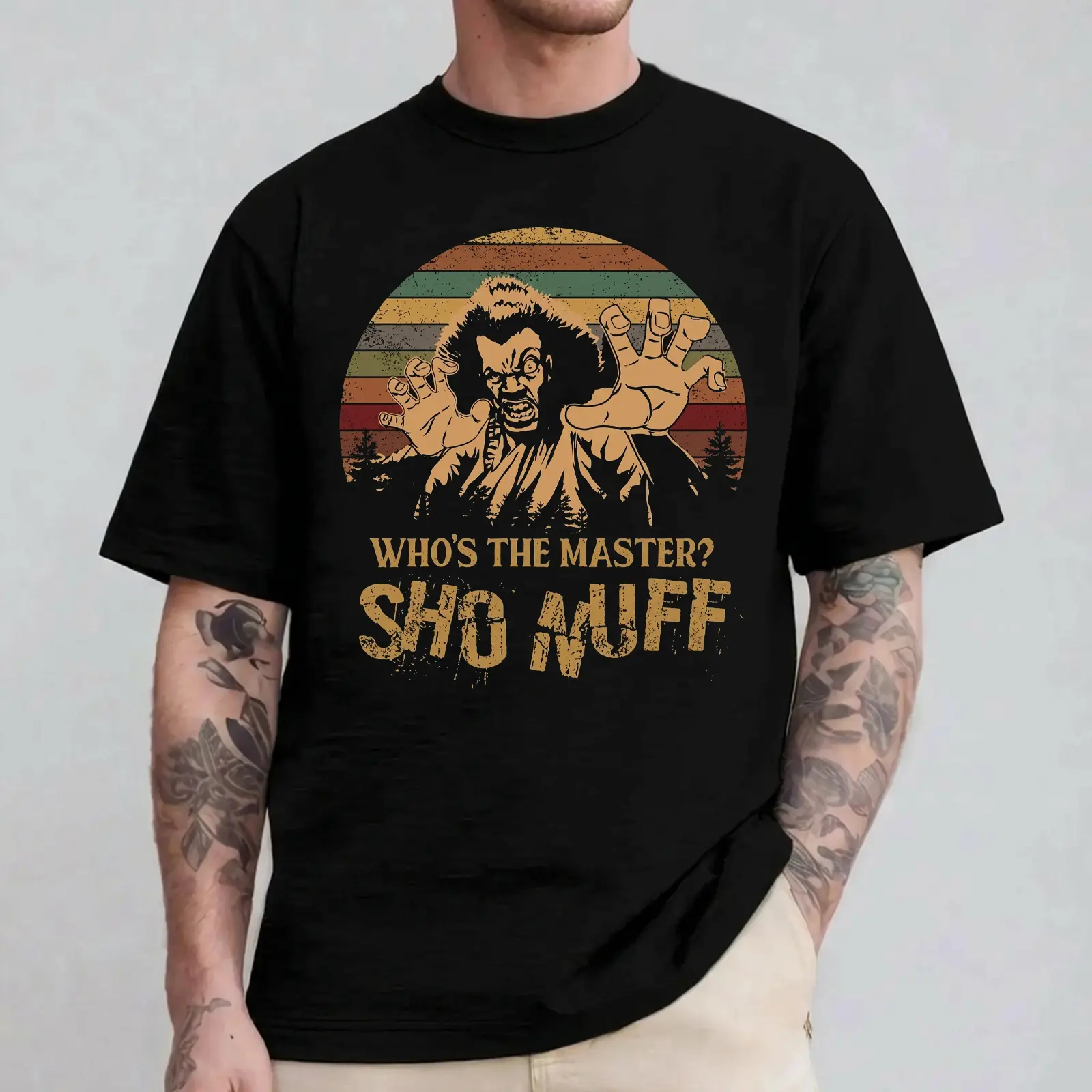 Who’s The Master Sho Nuff Shirt The Last Dragon Harlem Shogun Vintage Retro Graphic Tee 80s Martial Arts Movie Fan Gift Unisex T-Shirt