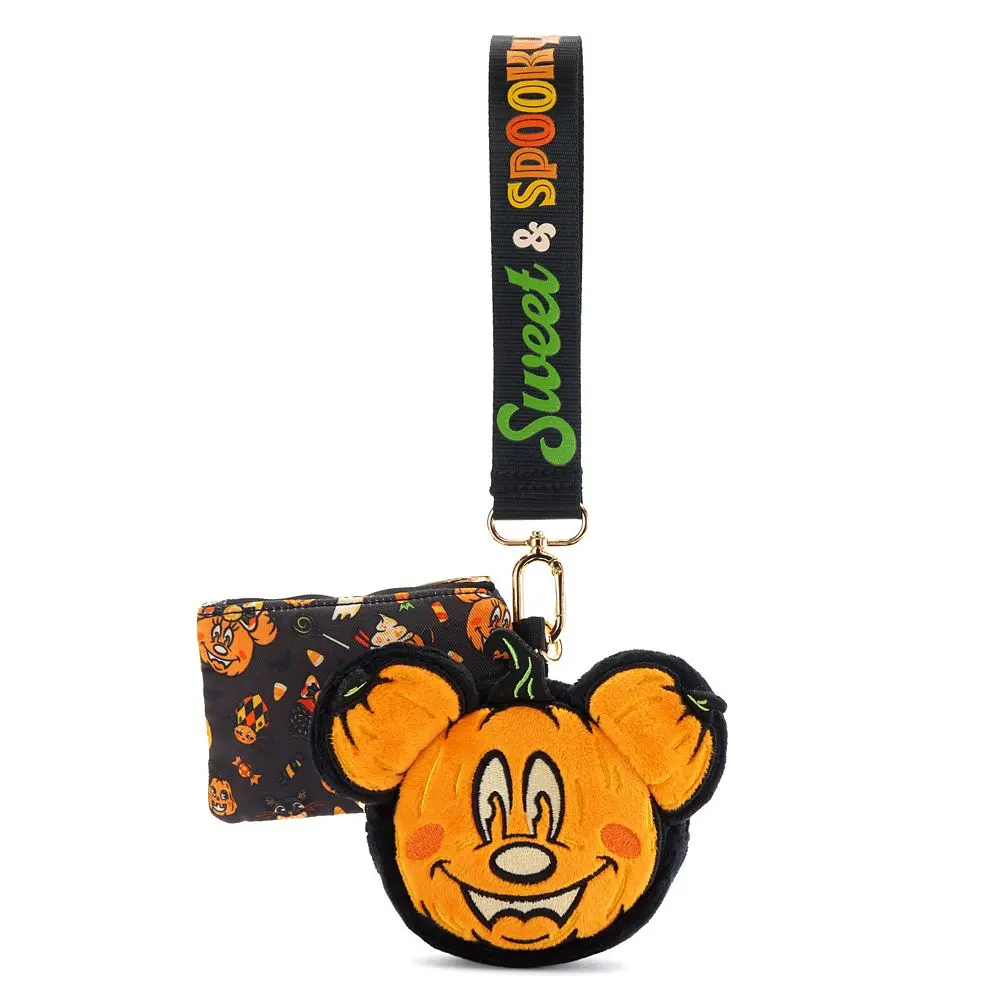 Disney Store Mickey Mouse Halloween Wristlet Set