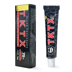 TKTX 75% Numbness creamPainless Tattoo Cream10g, Highest Rated Cream On The Market - Maximum Strength Relieve for 6-8 hours. (1Tubes)