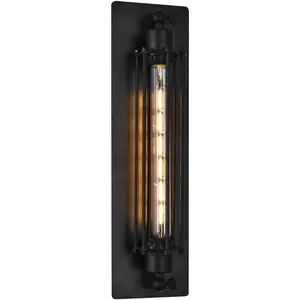 CWI Lighting Kiera 1 Light 4 inch Black Wall Light 9613W4-1-101