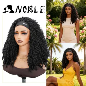 Summervibes Noble New Burmese Curly 3-in-1 Drawstring Half Wig, 20-in Synthetic Hair Wig for Beginners, Easy Styling, Easy Fit, Heat Resistant, Heatproof