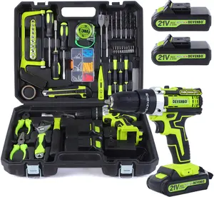 Drill Toolkit,2025 New Upgraded Brushless Motor with 2 * 4.0Ah,Electric Screwdriver Power Tools Hand Drill Pack,Power Drill Kit with Battery and Charger,For DIY Enthusiasts & Homeowners - Perfect Gift for Home Improvement Projects,tool box,big tool set,