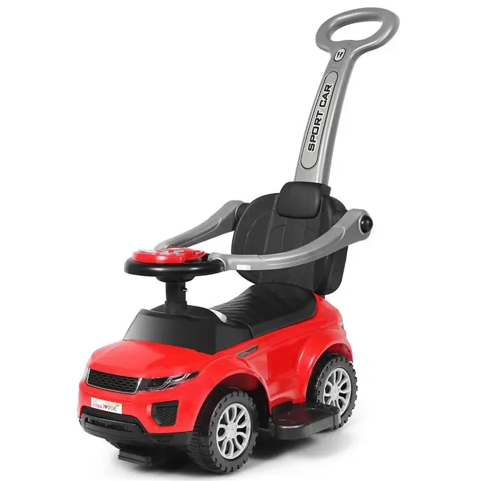 3 IN 1 Red - Stroller Sliding Walking Car
