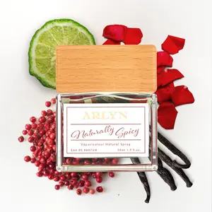 Naturally Spicy, Arlyn, Women Perfume,  Eau de Parfum, Bergamot-Rose-Vanilla, Long-Lasting, Vegan, Cruelty-Free, Made in USA – 50 ml | 1.7 Oz