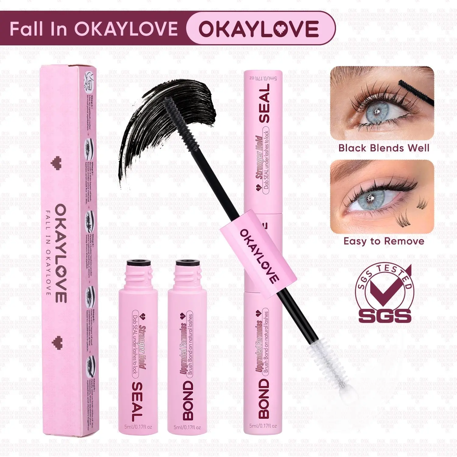 OKAYLOVE Lash Bond and Seal | Black Glue|White Glue Strong Hold  Waterproof  Long lasting Suitable for Sleeping over Night girl gifts DealsForYouDays