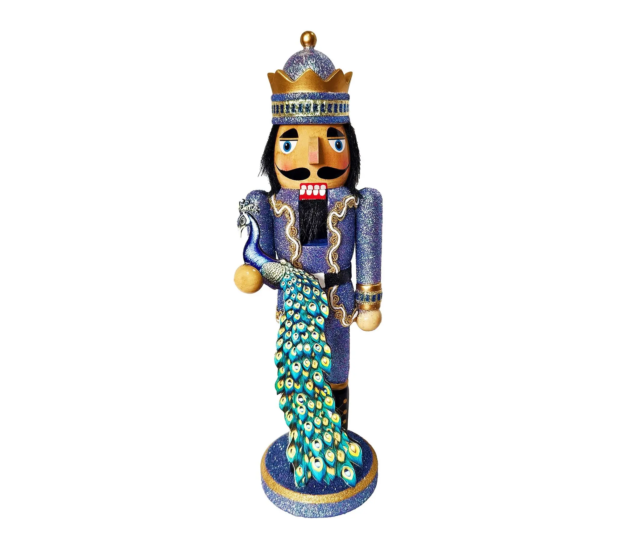 Santa's Workshop 14" Peacock King Nutcracker