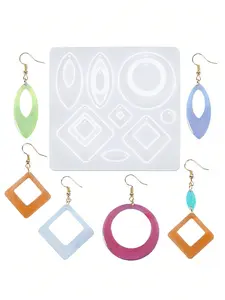 DIY Crystal Drip Silicone Mold, Earrings & Pendant Molds, UV Epoxy Resin Casting, Jewelry Making Supplies, Crafting Tool Kit, DIY Jewelry Accessories, Jewelry Making Tools