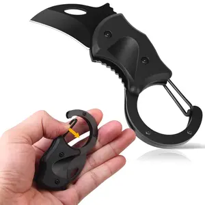 Small Pocket Knife Gift for Men, Keychain Box Cutter with 1.34inch Blade, Mini Folding Knives EDC Gadgets for Everyday Carry, Stocking Stuffers Gift for Adults Men Him Tiny Pocket Knife Outdoor Pocket Knife Tactical Pocket Knife Series Pocket Knife