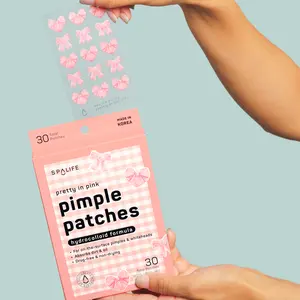Pretty in Pink Pimple Patches -  Hydrocolloid Formula for Acne, Spots, Redness and Inflammation -  30 Count Skincare Acne