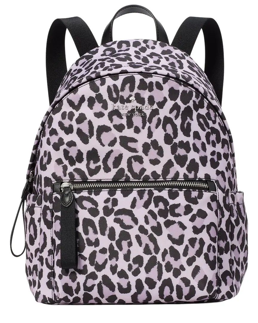 kate spade new york Chelsea Spotted Leopard Medium Nylon Backpack kate spade new york Chelsea Spotted Leopard Medium Nylon Backpack