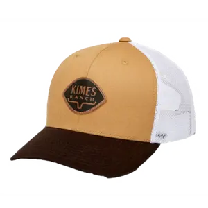Kimes Ranch® Unisex Lark Trucker Work Wear Brown Cap S22-1220WB
