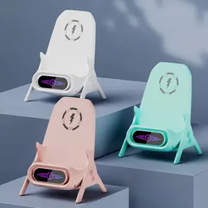 Wireless Phone Charger, Electronic Chair Phone Stand, Compatible with All Phones (not Power Bank, USB Powered), Essential Accessory