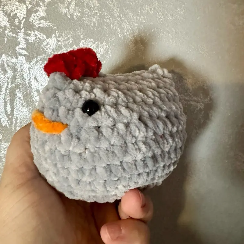 Handmade crochet chicken Handmade crochet chicken
