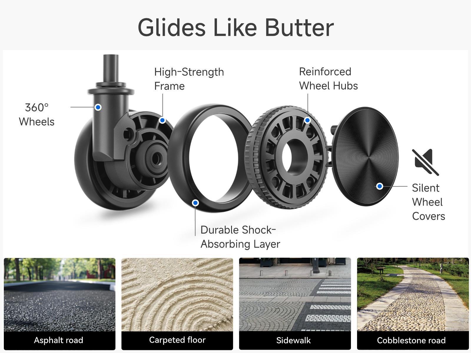 LUGGEX 3/5-Piece Hardside Luggage Sets, Spinner Suitcases with Front Pocket for Laptop, TSA Lock, Tote & Toiletry Bag for Travel & Business