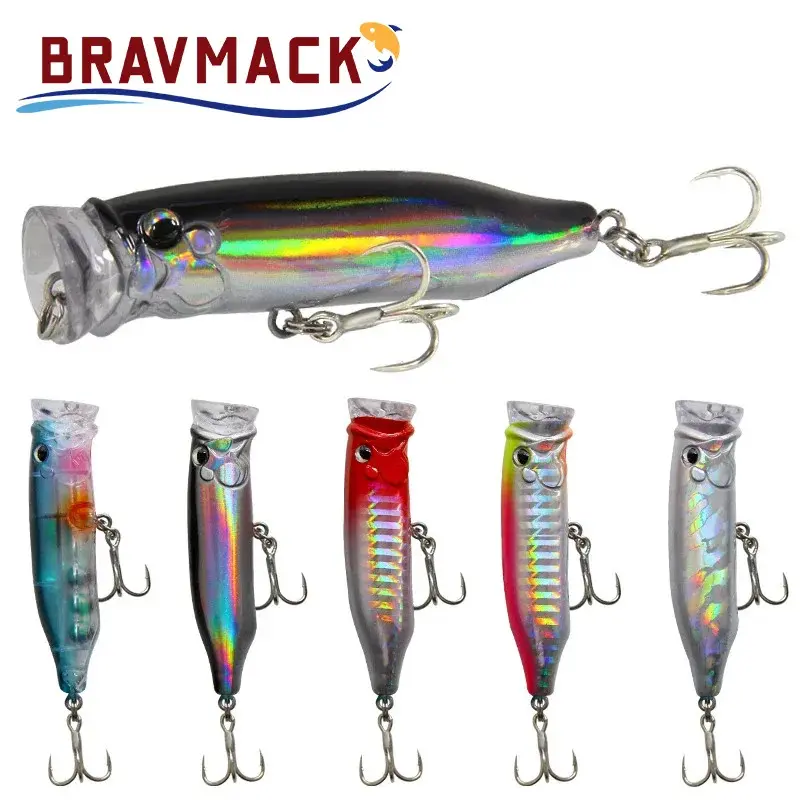 1pc Floating Wobbler Fishing Lure Crankbait Artificial Bait Poper Carp Fishing Bait Artificial Bait Topwater Lure