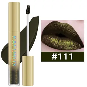 Metallic Liquid Lipstick, 1 pc Silver shinny Velvet Matte Lip Gloss, Luxurious Long Lasting, High Pigment, Waterproof, Long-Lasting, Easy Application, Non-Staining, No Smudge, 1 Piece