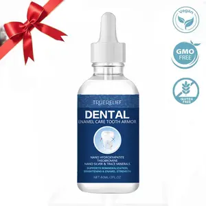 TrueRelief Original Advanced Tooth Armor Liquid Drops - An-ti Cavity Whitening Enamel Refurbishing Formula with Hydroxyapatite Zinc Oxide Colloidal Silver for Teeth Whitening Oral Care - Repair