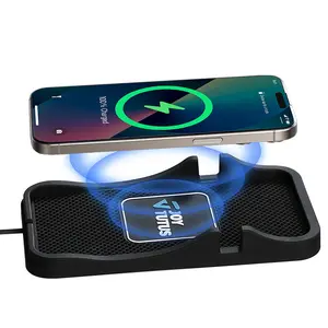 Joytutus Smart Wireless Car Charger Pad - Anti-Slip, Hands-Free Stand Wireless Charging Accessory for Cars, SUVs, Trucks, Smart Car Charger